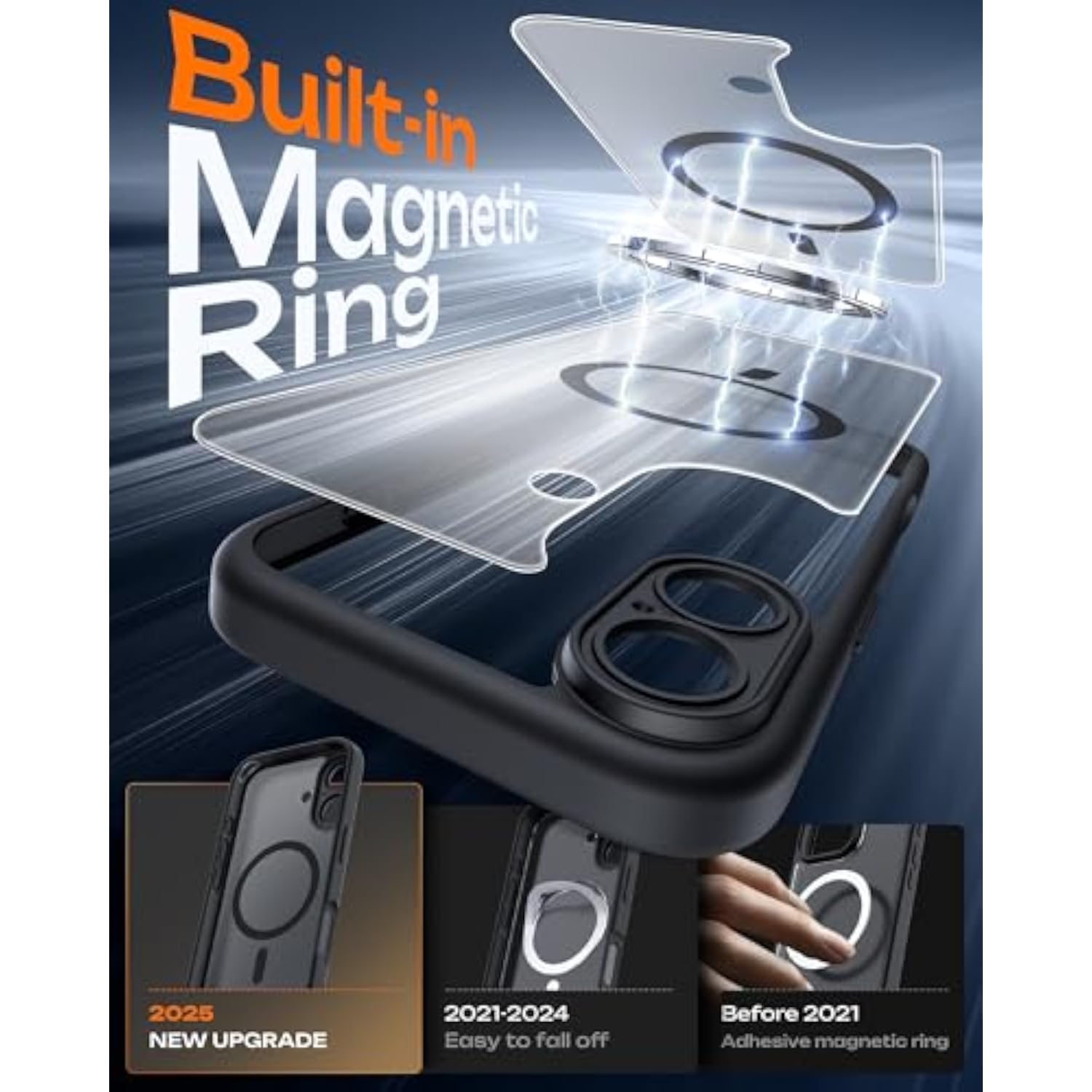 iPhone 17 Case Compatible with MagSafe Black