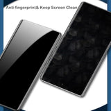 2 Pcs 360 Degree Privacy Tempered Glass For Samsung Galaxy Z Fold 6 Screen Protector, 4 Direction Ways Anti-Peep Tempered Glass Film 9H Hardness Scratch Resistant