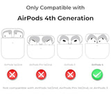 For Airpods 4 Case, Cute Boba Tea Cow Airpods 4Th Generation (2024) Case Funny 3D Cartoon Animal Heavy Duty Protection Pvc Charging Cover With Carabiner For Kids Girls Women