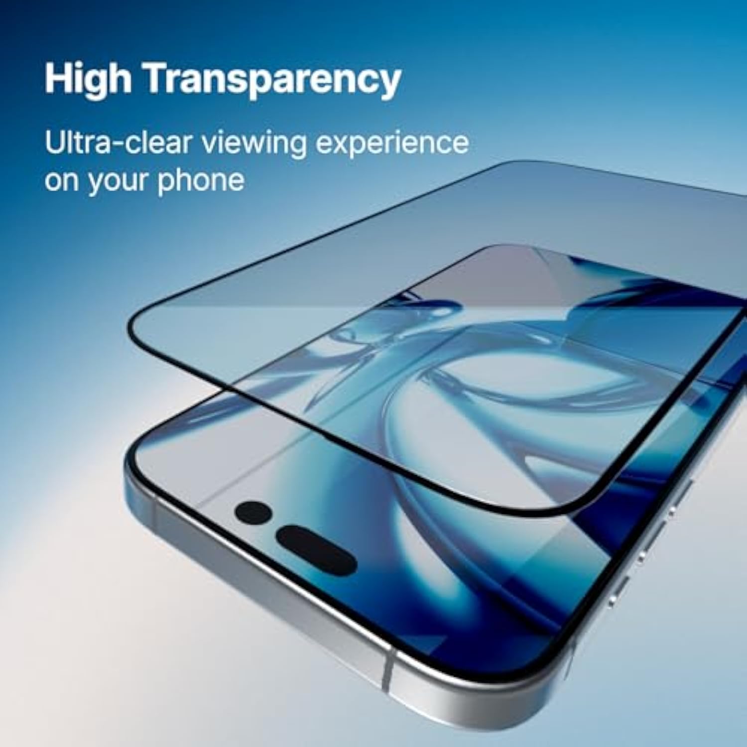 Screen Protector Compatible With Iphone 17/17 Pro / 16 Pro | 9H Tempered Glass Protecctor- High Transparency, Impact And Scratch Resistant, Anti-Blue Light, Installation Tool Included