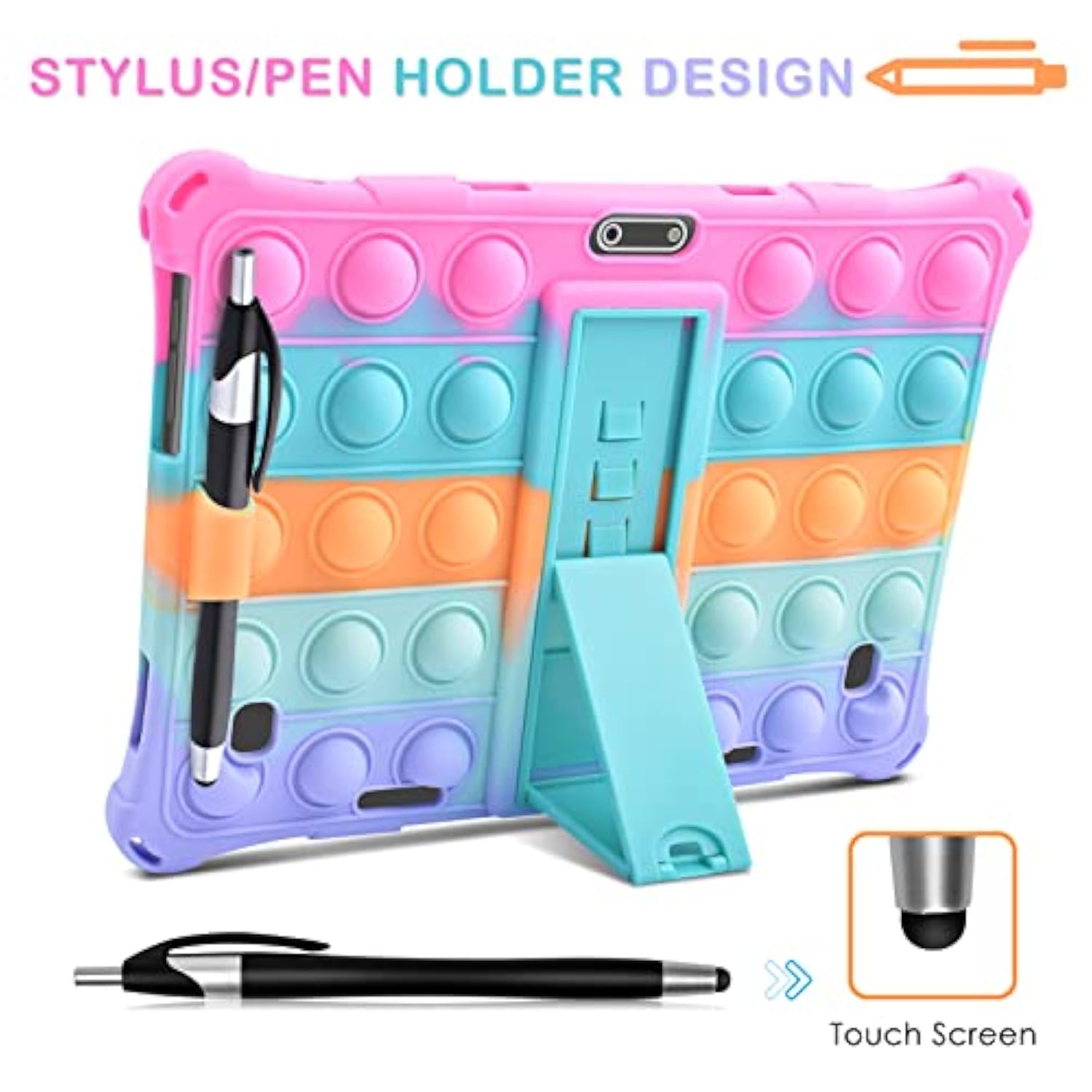 Silicone Case Compatible With Dragon Touch Notepad K10, 10 Inch Universal Tabl