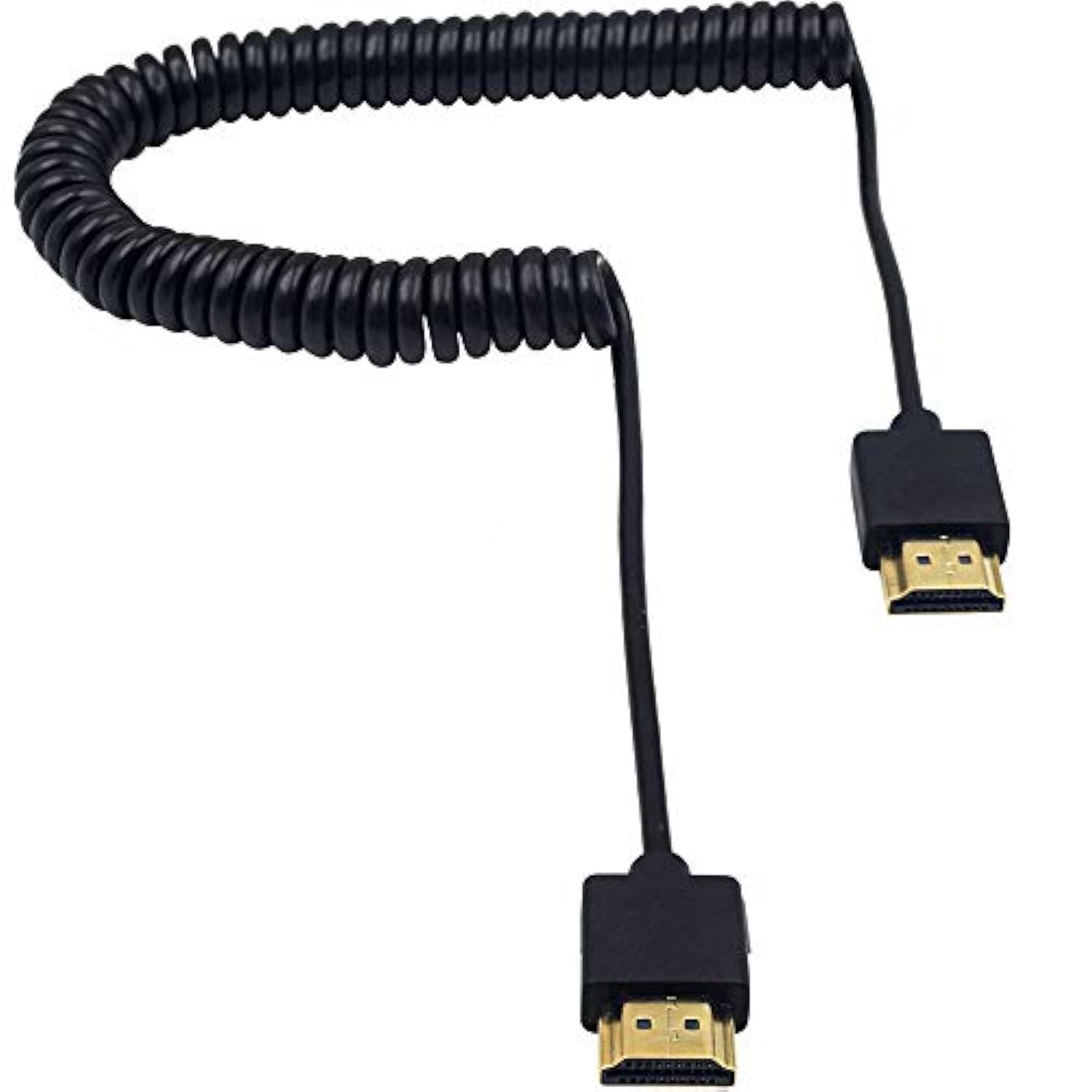 Hdmi Coiled Cable, 4K Hdmi Coiled Cable, Extreme Thin Hdmi Male To Male Extend