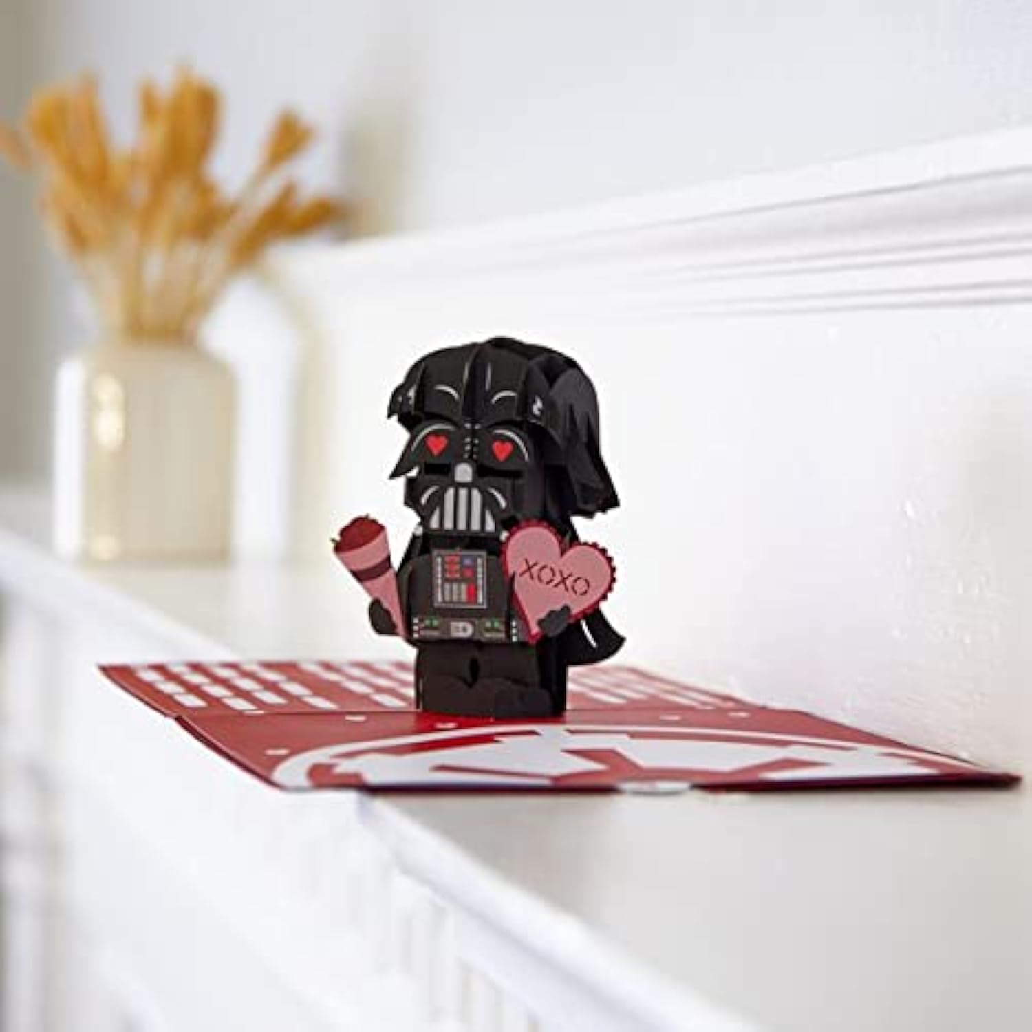 Valentines Day Card For Her, Him - 3D Star Wars Greeting Pop-Up Cards - Darth Vader I Am Your Valentine - 5" X 7" - Blank Notecard & Envelope Included