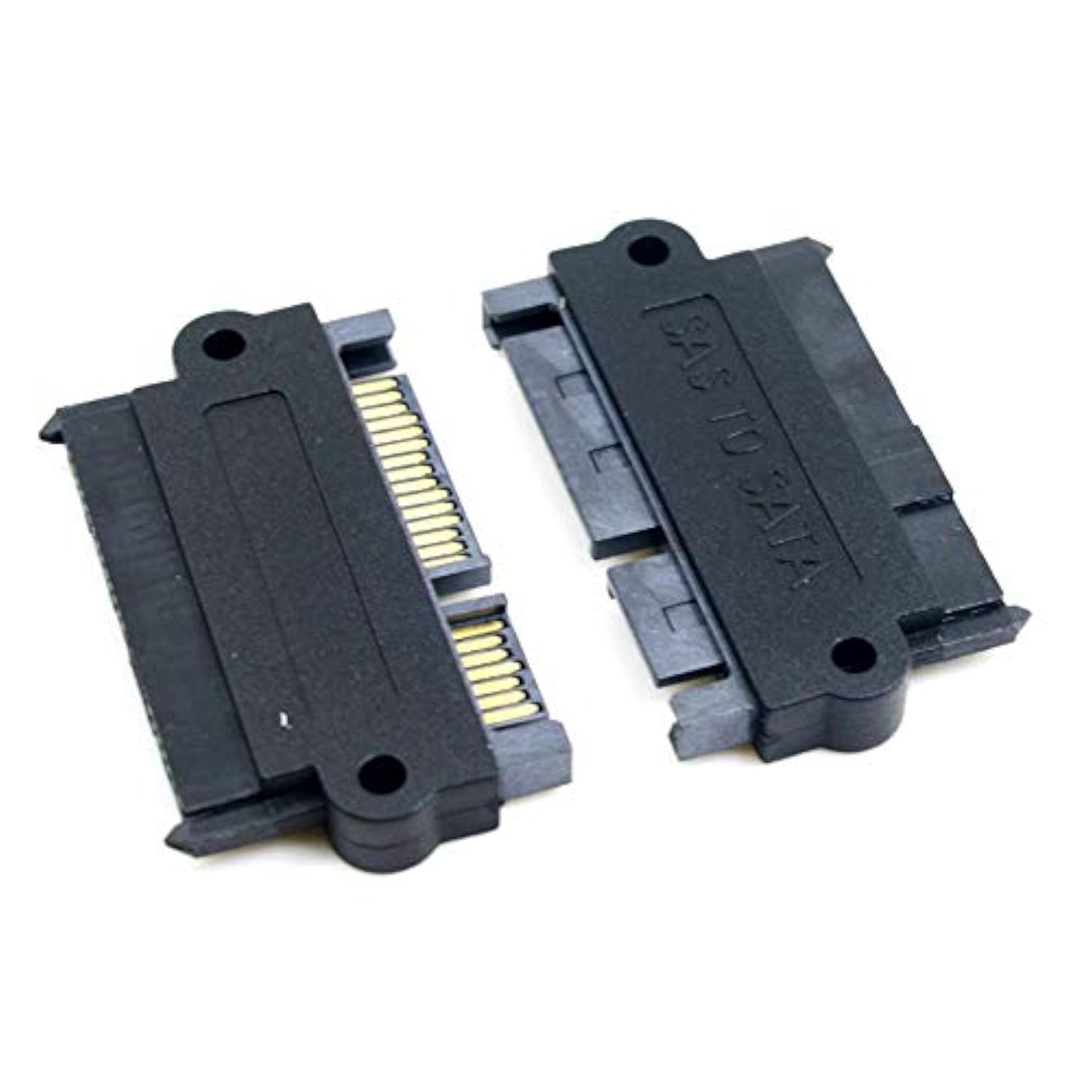 2Pcs Main Board Small Port Sas Hard Disk Adapter Sff-8482 To Sata 22 Pin Adapt