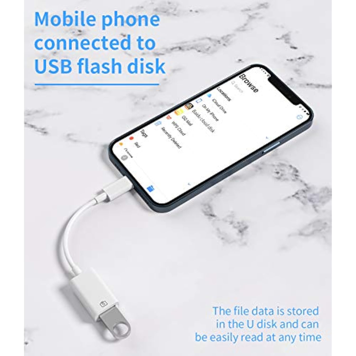 Lightning Male To Usb Female Adapter Otg Data Sync Cable Compatible With Iphone13 11 12Pro Max Mini Xr X Xs 8 7 Se Plus For Ipad Air,Camera,3.0 Mouse,Keyboard,Hub,Midi Port Adaptador Connector
