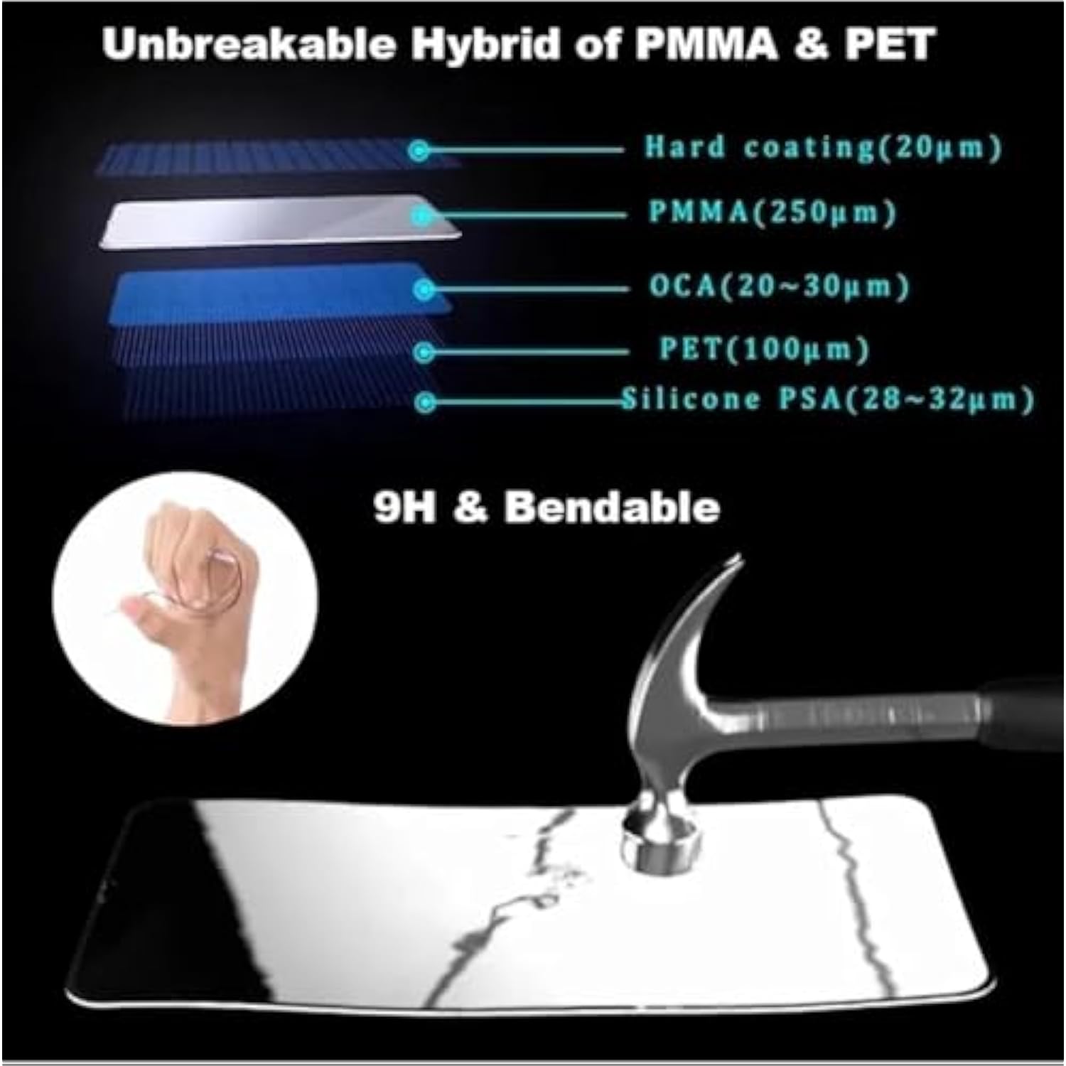 Clear [5 Pack] Ceramic Screen Protectors For Iphone 12/12 Pro - Premium Shockproof Phone Cover, 10647581428563