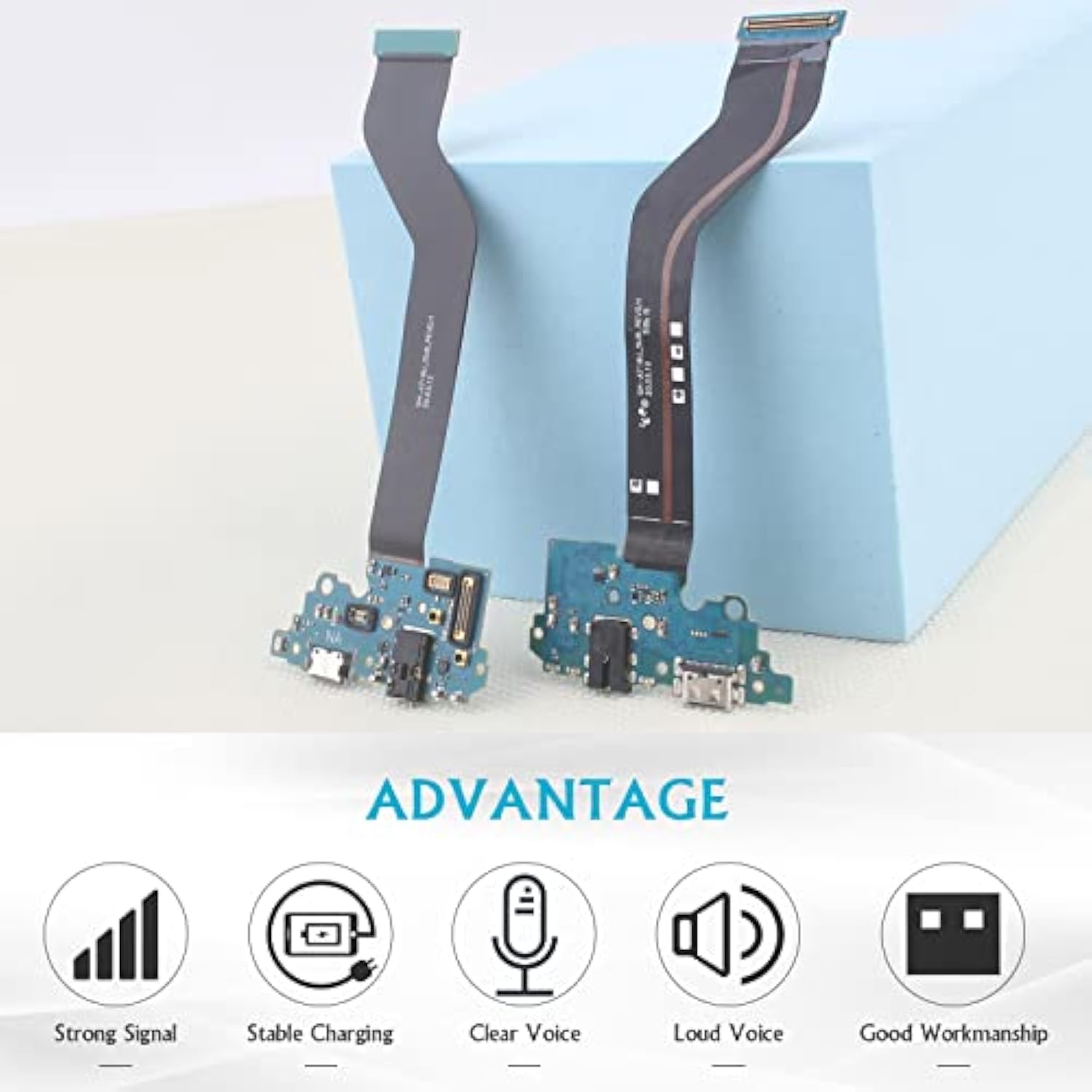 Usb Charging Port For Samsung Galaxy A71 5G A716U Dock Connector Charger Board Flex Cable Assembly Replacement For Samsung Galaxy A71 5G A716U With Tools(Only For A716U)