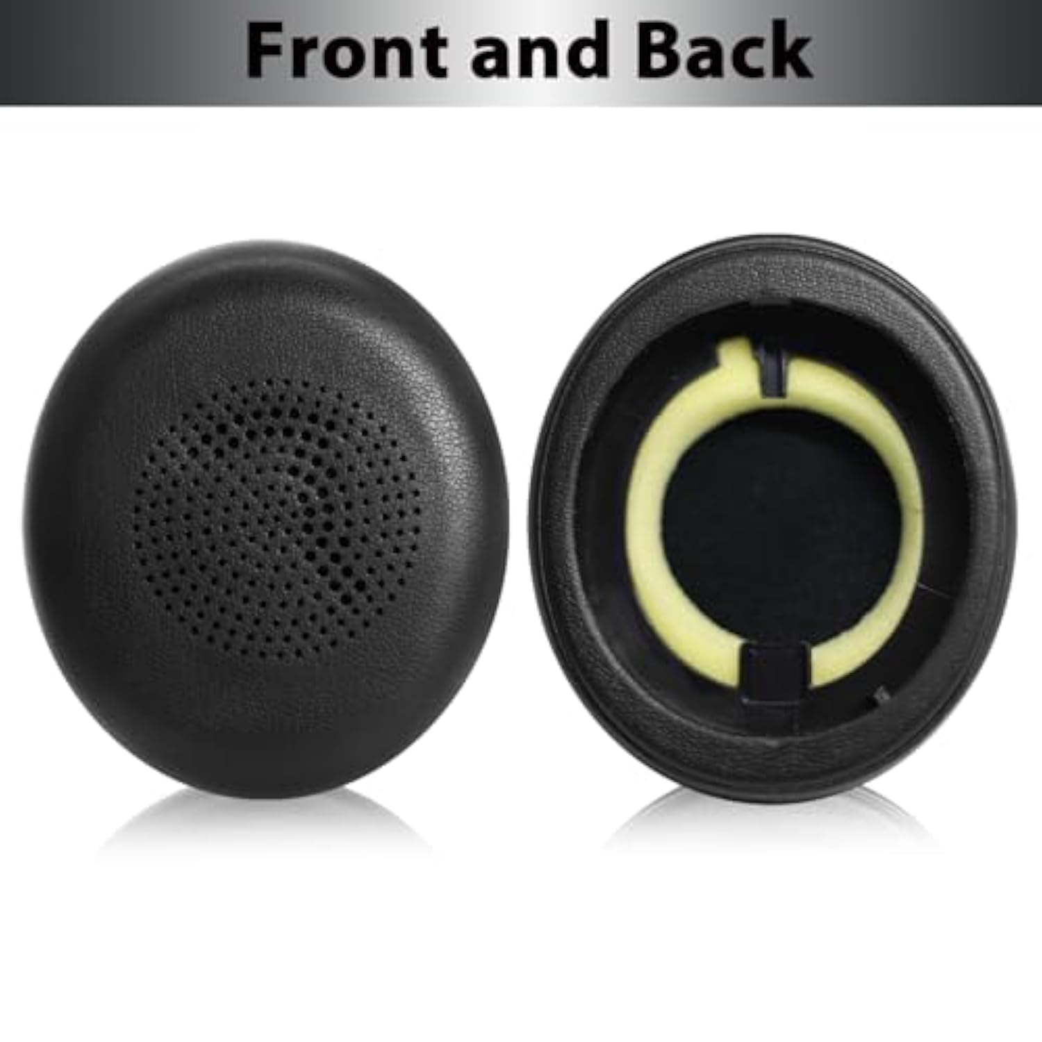 Replacement Ear Pads Cushions For Jabra Evolve2 65 (65Ms 65Uc Usb)/Evolve2 40 (40Uc 40Ms Usb)/Elite 45H Headset (Black)