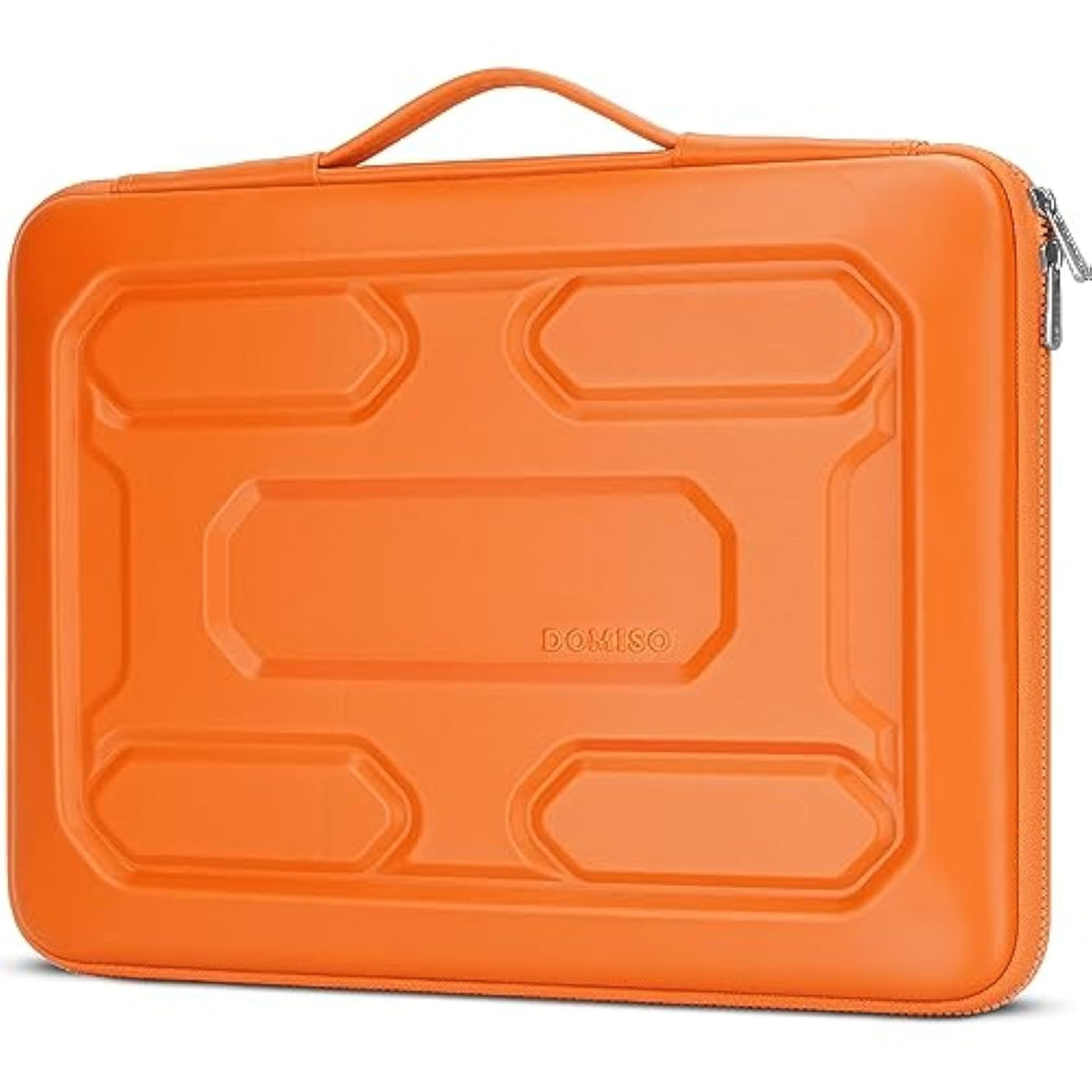 13.3 Inch Laptop Sleeve With Handle Shockproof Computer Bag Waterproof Eva Protective Carrying Case For 13-13.3 Inch Notebooks/13 Macbook Air/Macbook Pro Retina/Dell Xps 13/Hp,Orange