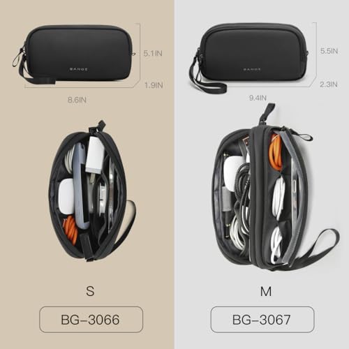 Electronics Organizer Travel Case, Water Resistant Travel Bag, Tech Pouch Accessories Organizer For Cable,Cord, Phone, Cables, Usb Flash Drive, Daily Items