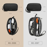 Electronics Organizer Travel Case, Water Resistant Travel Bag, Tech Pouch Accessories Organizer For Cable,Cord, Phone, Cables, Usb Flash Drive, Daily Items