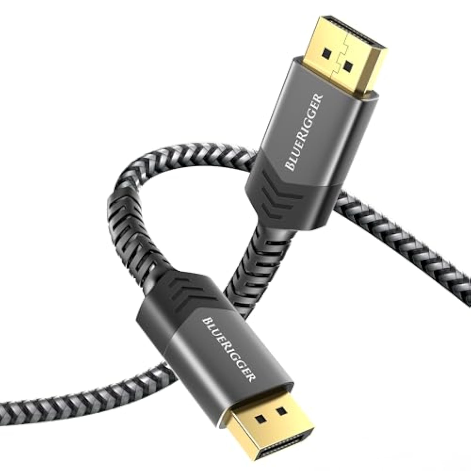 Displayport Cable 1.4 - (10Ft, 4K 144Hz, Dp To Dp Cable, 32.4Gbps, Hdr10+, 3D