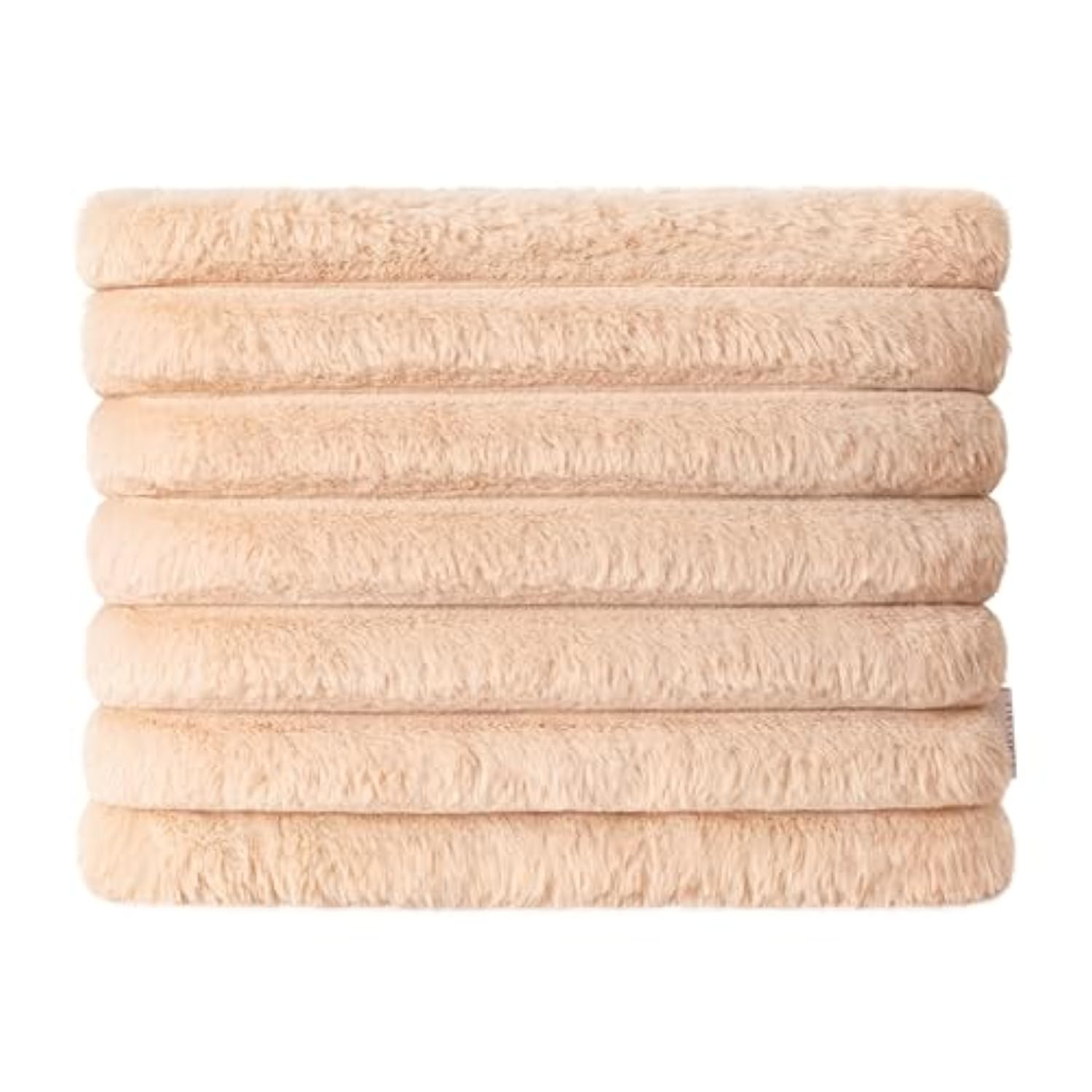 Puffy Laptop Sleeve 13 14 15 Inch, Compatible With Macbook Air M4 2025 & Macbook Pro 2024, Soft Faux Fur Fluffy Plush Furry Pillow Case For Computer, Camel