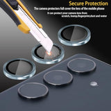 Camera Lens Protector For Samsung Galaxy S25 Plus, Tempered Glass Lens Protector Fits For Samsung Galaxy S25 Plus Blue