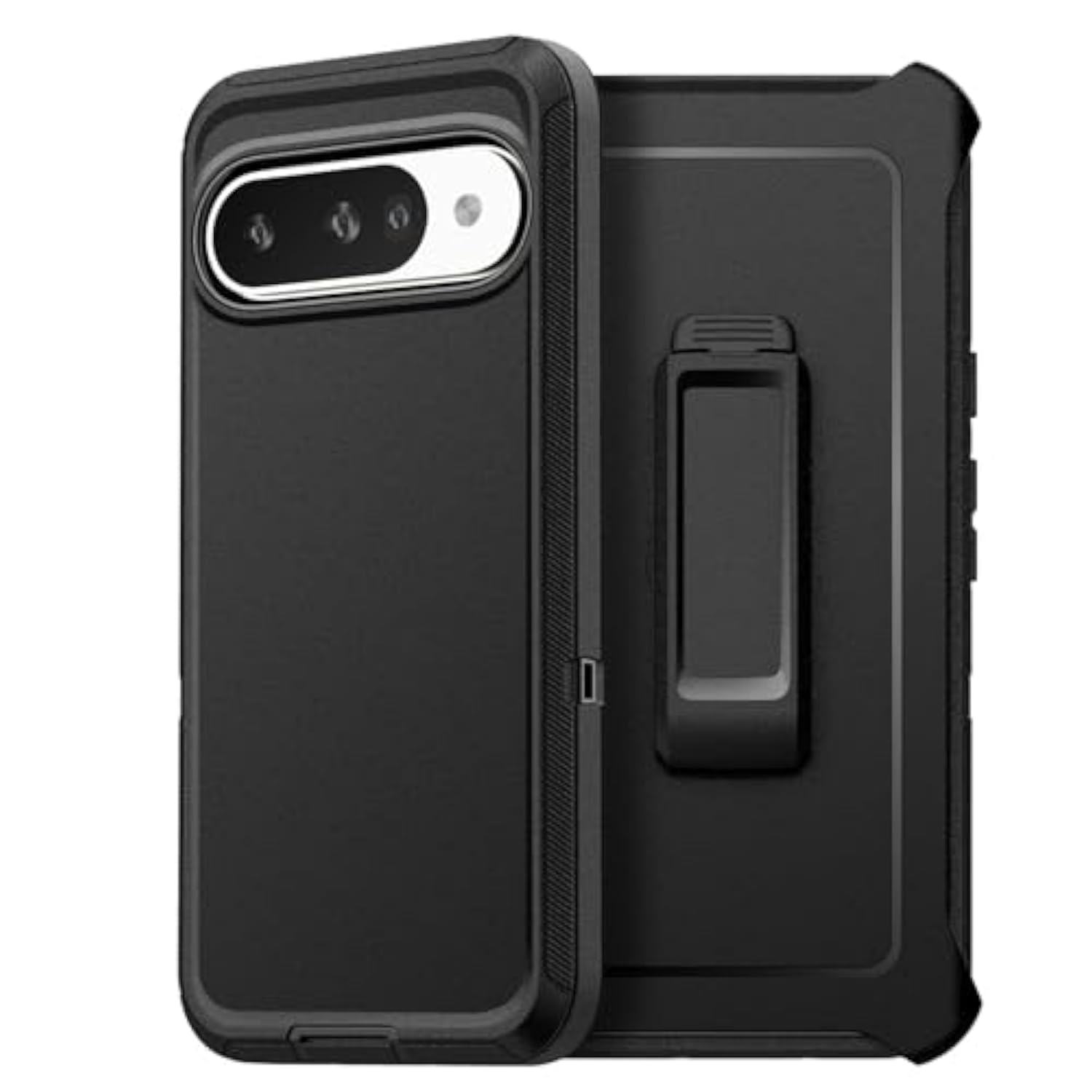Belt-Clip Holster Case For Google Pixel 10/10 Pro,Heavy Duty Drop Protection Full Body Rugged Shockproof/Drop Proof/Dustproof Military Grade Tough Durable Cover For Google Pixel 10/10 Pro