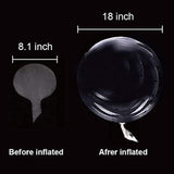 18 Inch Blue Helium Bobo Balloons 10 Pc for Christmas Wedding Birthday Party