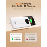 Power Bank, 10000Mah Portable Charger With Built In Cables Fast Charging 22.5W Usb-C In/Out Slim Travel Powerbank Battery Pack For Iphone 16 15 14 13 12 Samsung Galaxy S24 A15 Android Phone