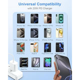 [2025 Upgraded] Iphone 16E Charger Fast Charging, 2-Pack 20W Usb C Wall Charger Block With 10Ft Long Usb C Charge Cord Cable For Iphone 16/16 Pro Max/16 Plus/16 Pro/16E/15/15 Pro/15 Pro Max, Ipad