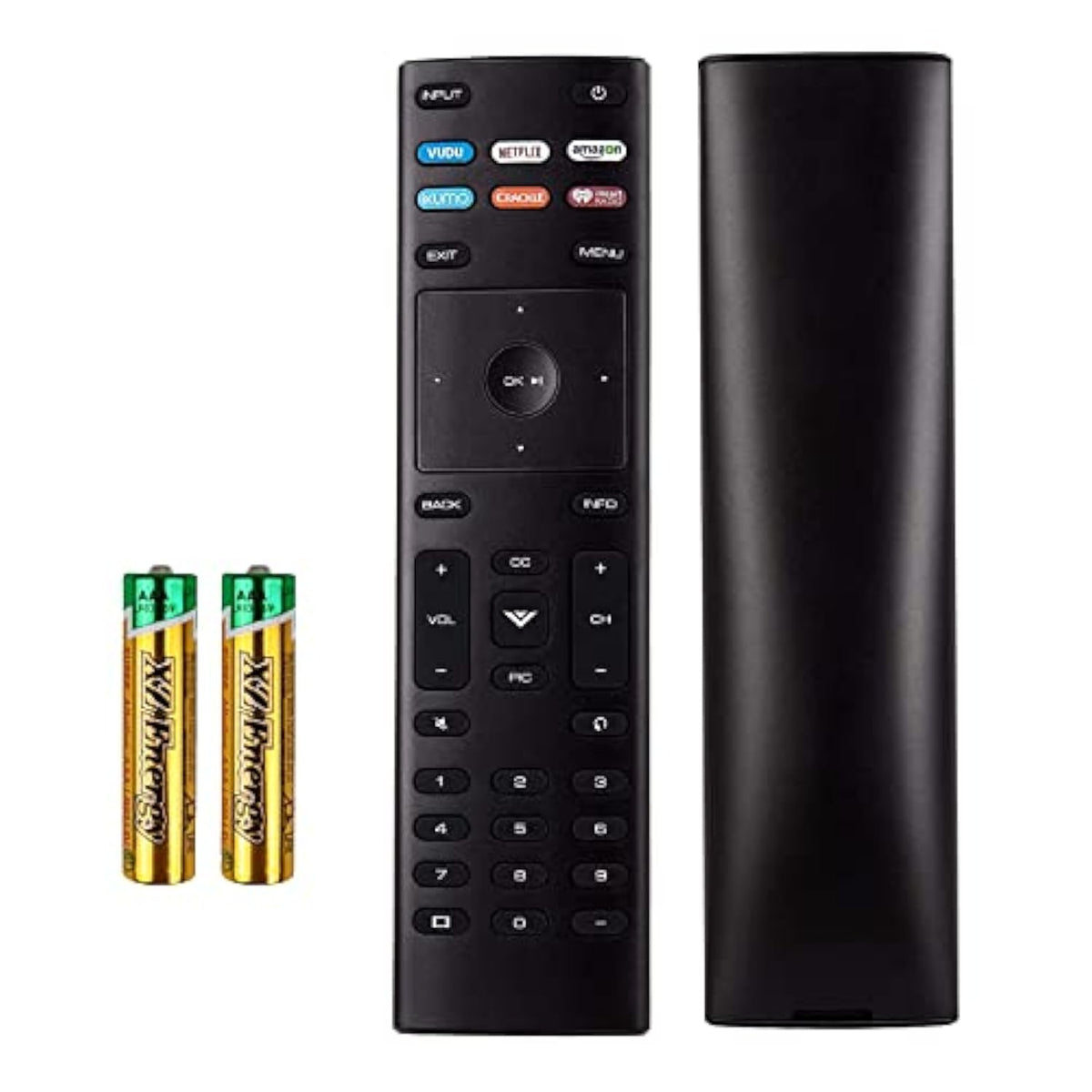 XRT136 Universal Replacement Remote for Vizio 24–85" Smart TVs with Batteries