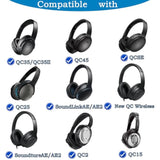 Protein Leather Earpads Compatible With Bose Quietcomfort 35 Qc35 Qc35Ii Qc45 Qc25 Qc15/Soundlink Soundtrue Around Ear Ae2 Ae2I Ae2W Headphones Replacement Cushions Padding (White)