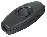 Brown Inline Feed Through Rocker Switch For Spt-1 Lamp Cord