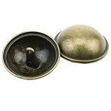 10Pcs Bronze Mushroom Domed Buttons 25Mm Antique Brass Dome Buttons Ro