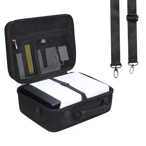 Hard Storage Case Compatible With Liene Pixcut S1 Color Sticker Printer & Die Cutting Machine, Eva Hard Carrying Case With Shoulder (Black, Case Only)