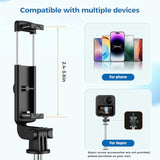 Retractable Selfie Stick Tripod with Wireless Remote for iPhone & Android