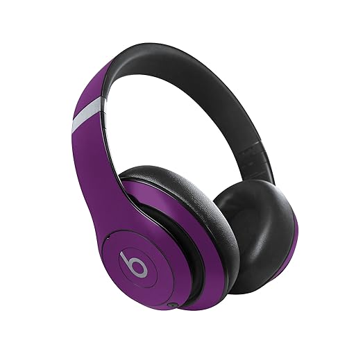 MightySkins Skin Compatible with Beats Studio Pro - Solid Purple