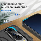 for Google Pixel 9/9 Pro Case,[Compatible with Magsafe] [Military Grade Drop Tested] Shockproof Magnetic Tough Rugged Protective Phone Case -6.3 inch