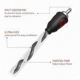 1Ft Rca 1 Male To 2 Female Audio Speaker Y Adapter Splitter Cable (2 Pack)