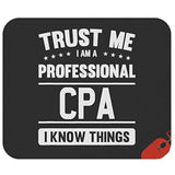 Novelty Accounting Mousepad Accountants Mouse Pad - Cpa Gift Mug Cup Professional Accountant Mousemat 9.2 Inch Mouse Mats Office Gifts Jokes