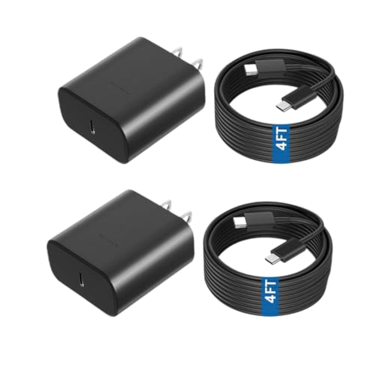 45 W Usb C Charger Block,Super Fast Charge Type-C Adapter, Usb Wall Charger For Samsung S22/22 +/S21/S20, And More. (Black)