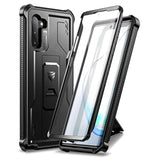 For Samsung Galaxy Note 10 Case, [Built In Screen Protector And Kickstand] Heavy Military Grade Protection Shockproof Protective Cover For Samsung Galaxy Note 10,Black