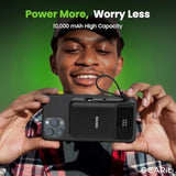 GEARit 5-in-1 10000mAh Power Bank - Wireless Charging, Built-in USB-C & Lightning Cables, MagSafe Compatible - Compact, Fast, Portable Charger and Battery Pack for Phones, Tablets and Other Devices