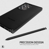 Protector - Samsung Galaxy S24 Ultra Case [6.8”] [16Ft Mil-Std Drop Protection] [Wireless Charging] Phone Case For Samsung Galaxy S24 Ultra - Slim, Rugged Cover With Anti Scratch Tech - Black