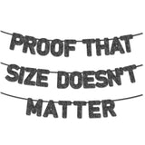 Pre-Strung Funny Bachelor Party Banner - Black Glitter Paper - Bachelor Party Decorations - Bachelor Party Gifts (2)