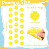 8 Packs Lemon Party Banner Decorations Lemon Paper Garland Summer Paper Hanging Cutouts Summer Fruit Theme Banners For Wedding Birthday Baby Shower Party Supplies Decoration