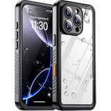 iPhone 16 Pro Waterproof Case, IP68, Built-in Screen & Camera Protector, 6.3"