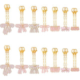 35Pcs 7 Styles Bow Keychains Party Favors Bowknot Key Chains For Women Pink Cute Bow Bag Charm Purse Accessories Gifts Supplies For Birthday Party Decorations Daily Use Handbag Backpack