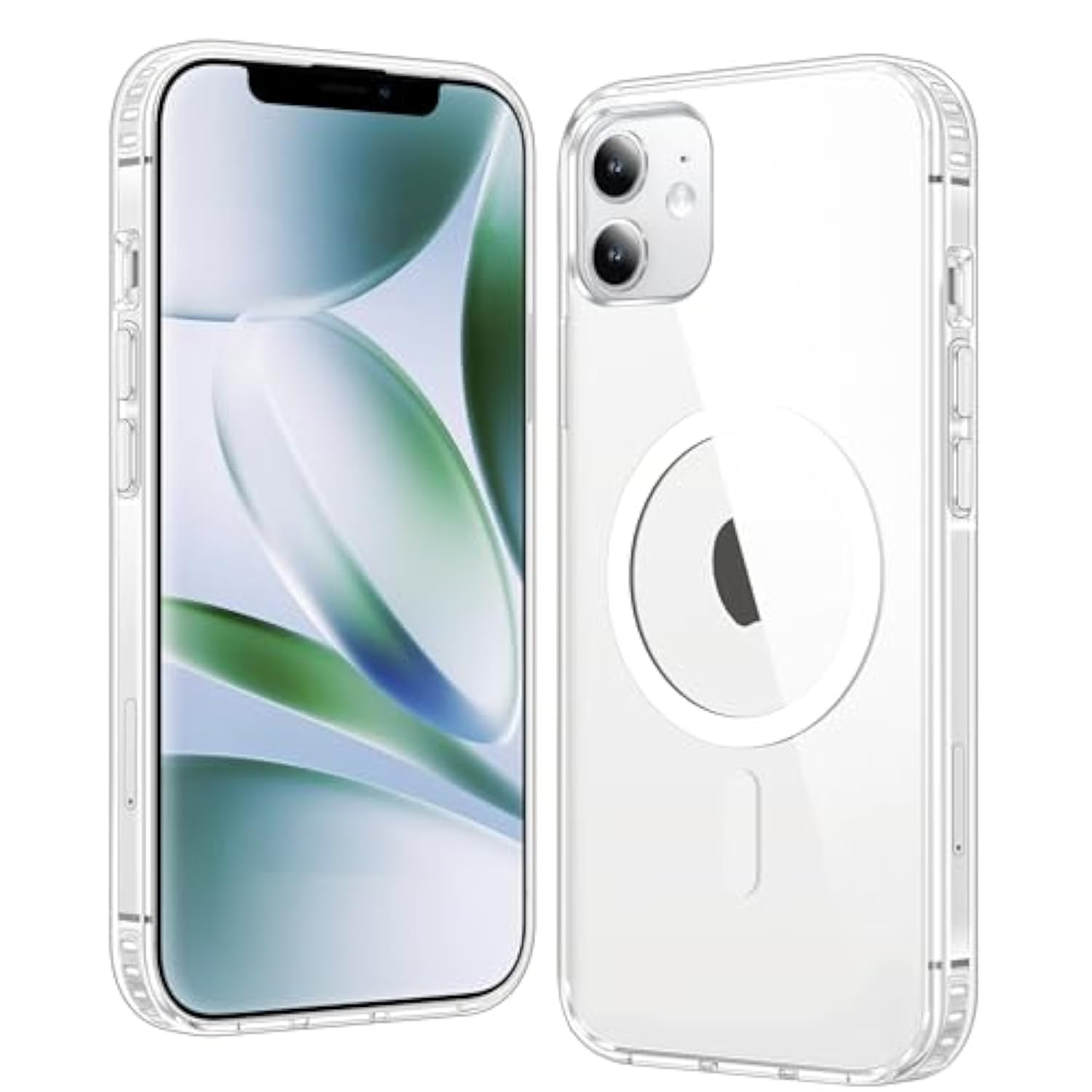 Clear Magnetic Shockproof iPhone 12/12 Pro Case Military Drop Protection