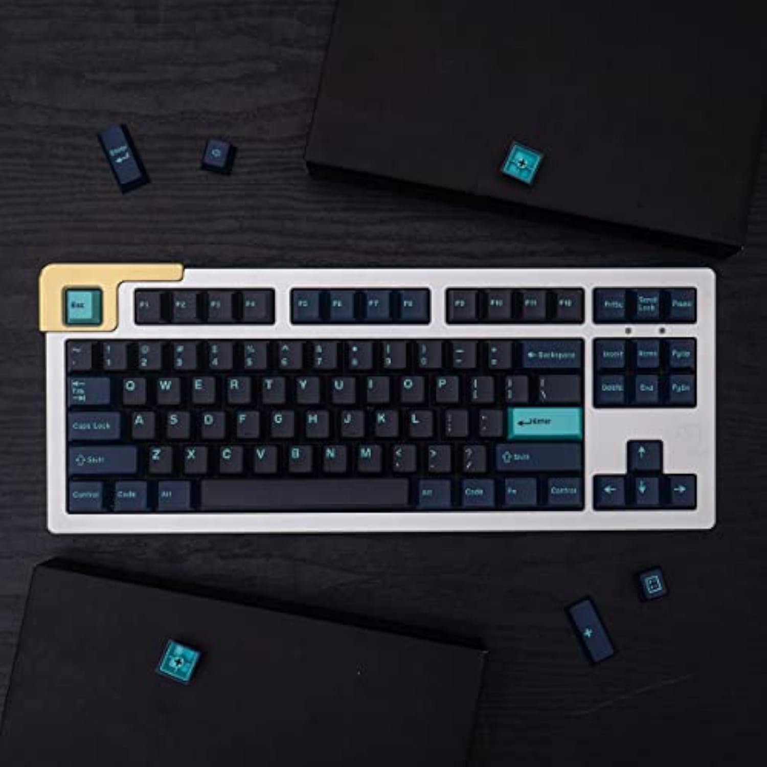 Double Shot Keycaps 172 Keys Cherry Profile Hammerhead Dark Keycap For 61/64/8