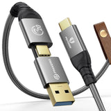 Usb 4 Cable Compatible With Thunderbolt 4 Cable [5Ft], 40Gbps Data/ 8K@60Hz Vi