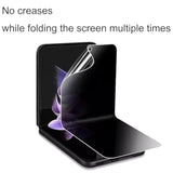 2 Pack Privacy Inner Matte Screen Protector For Samsung Galaxy Z Flip 7 Fe/Z Flip 6,2 Pack Anti-Spy Outer Anti-Glare Soft Film