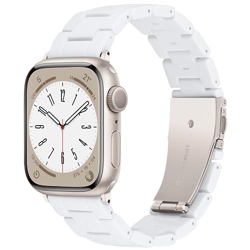 Lightweight Resin Watch Band Compatible with  Watch Band 46mm 45mm 44mm 42mm 49mm, Wristband Bracelet for Women Men, Watch Strap for iWatch