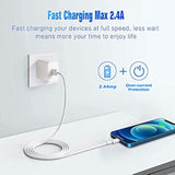 Iphone Charger Lightning Cable,2 Pack Apple Mfi Certified Usb Iphone Fast Chargering Cord,Data Sync Transfer For 13/12/11 Pro Max Xs X Xr 8 7 6 5 5S Ipad Ipod More Model Cell Phone Cables