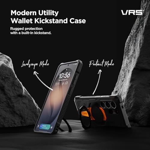Quickstand Pro for  Galaxy S26 Ultra Case(2026), [Magnetic Charging Compatible] Strong Magnet Ring Kickstand, Heavy Duty Rugged Shockproof