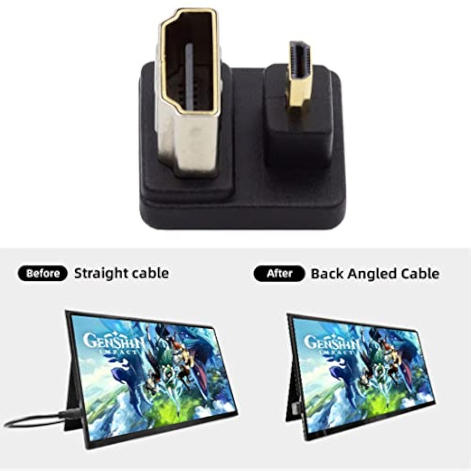 Micro Hdmi 1.4 Connector,Hdmi Female To Micro Hdmi Male Port Savers 360 Degree