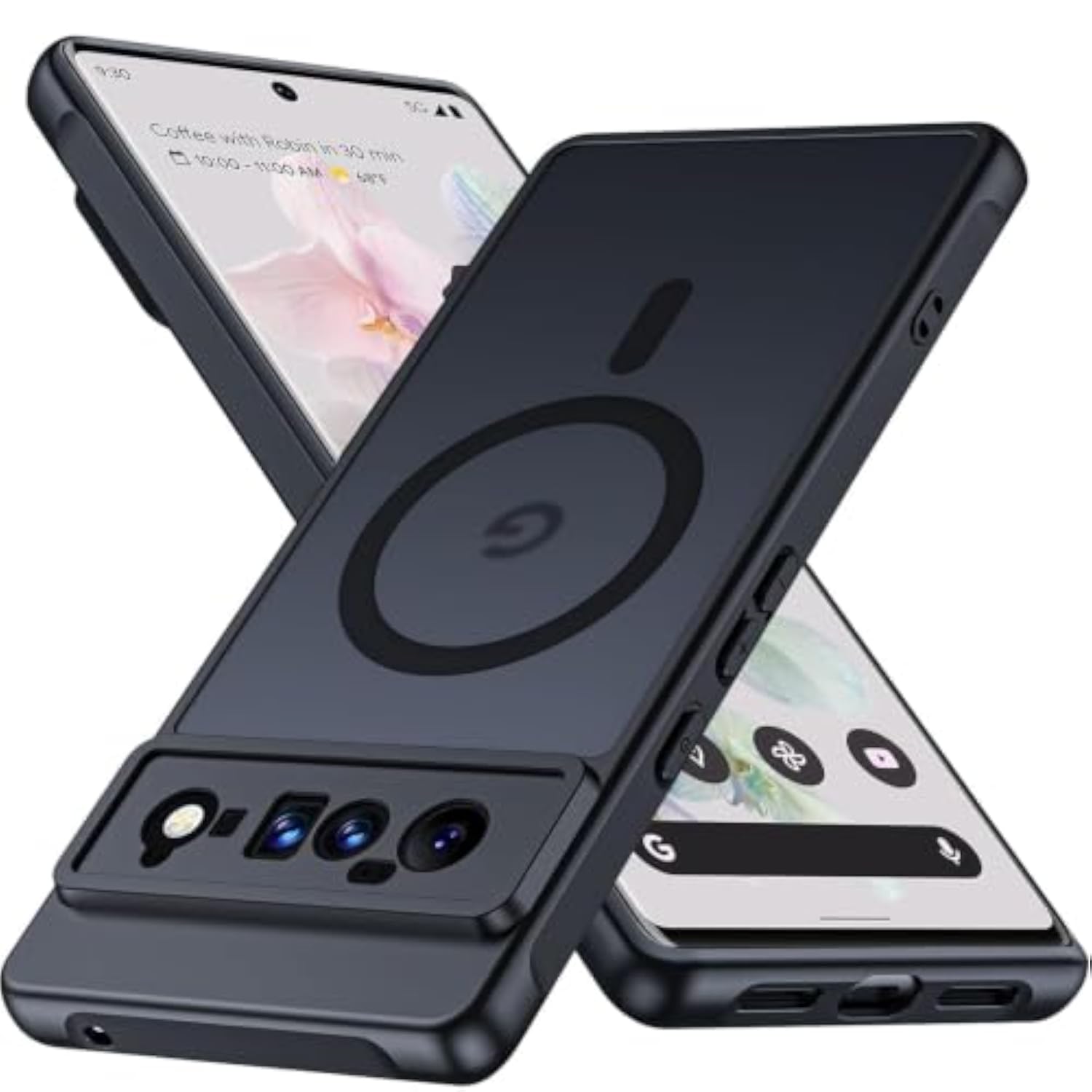 Google Pixel 6 Pro Case with Mag-Safe Compatibility, Black Finish