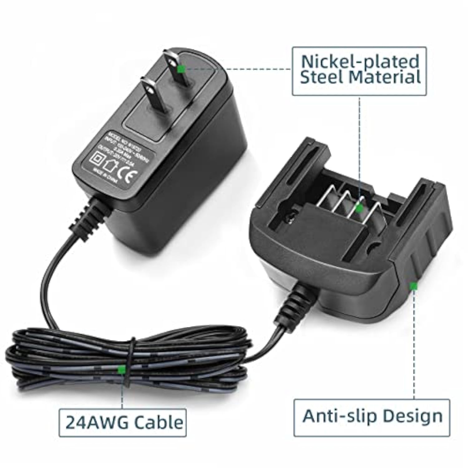 ANTOBLE 20V Battery Charger for Black+Decker LBXR20 20V MAX Lithium Ion Tool Battery LCS1620B LCS1620